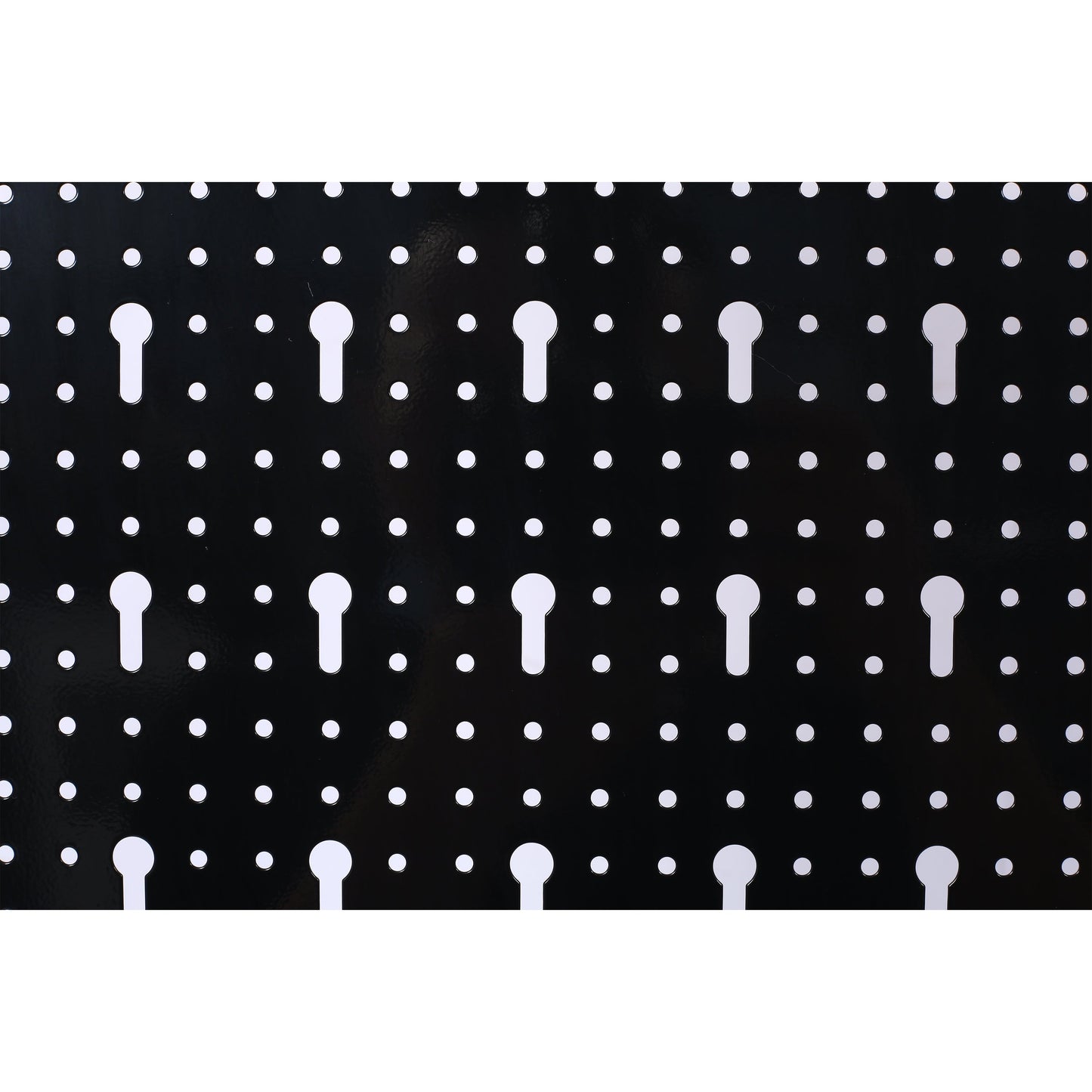 4-foot metal garage nail board tool rack with 3 nail board wall mounted tools for storing nail boards, black - Korvel