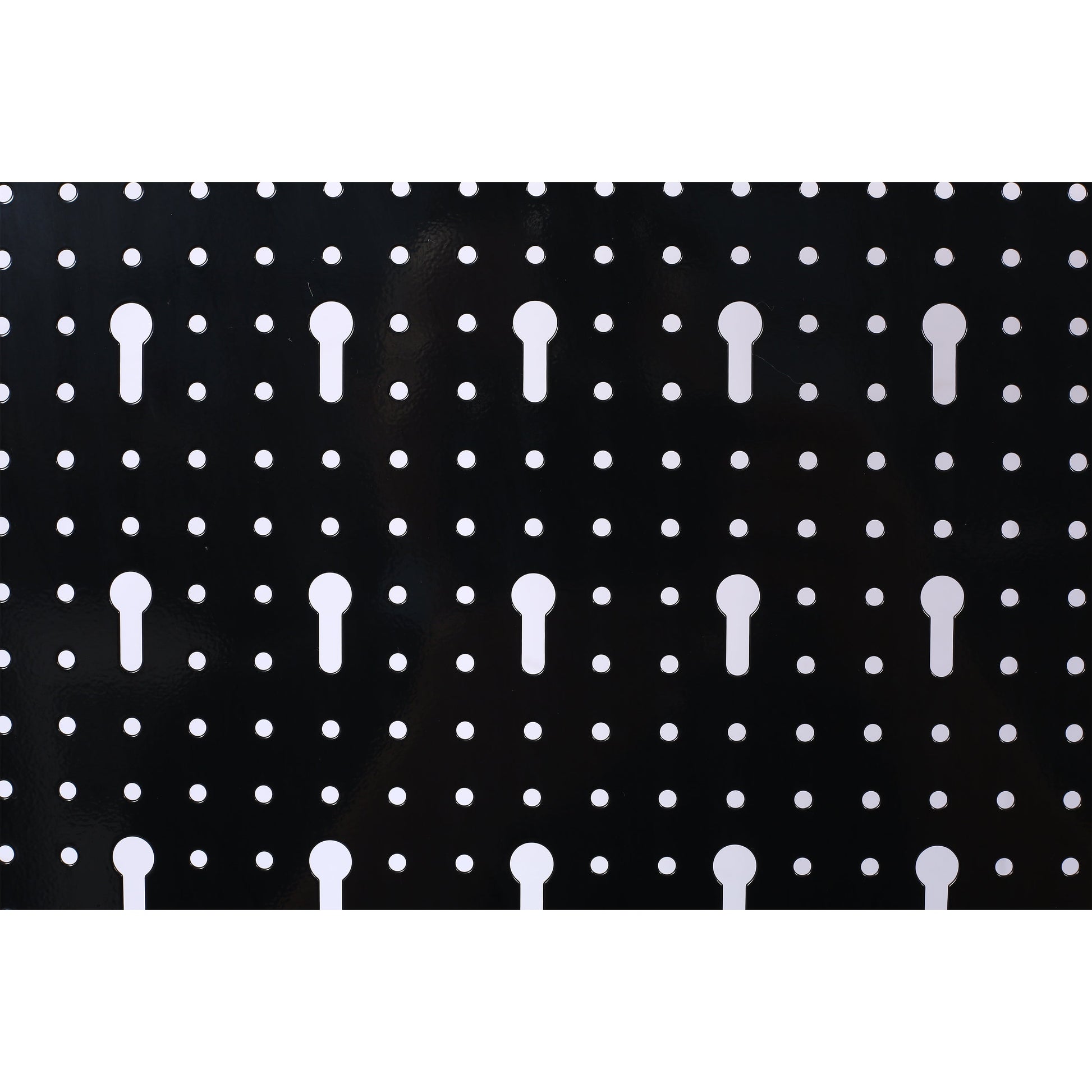 4-foot metal garage nail board tool rack with 3 nail board wall mounted tools for storing nail boards, black - Korvel