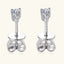 925 Sterling Silver Moissanite Stud Earrings - Korvel