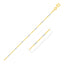 Cadena de Colgante de Enlaces de Barra de Oro de Dos Tonos de 14k (1.4mm)