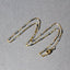 Cadena de Colgante de Enlaces de Barra de Oro de Dos Tonos de 14k (1.4mm)