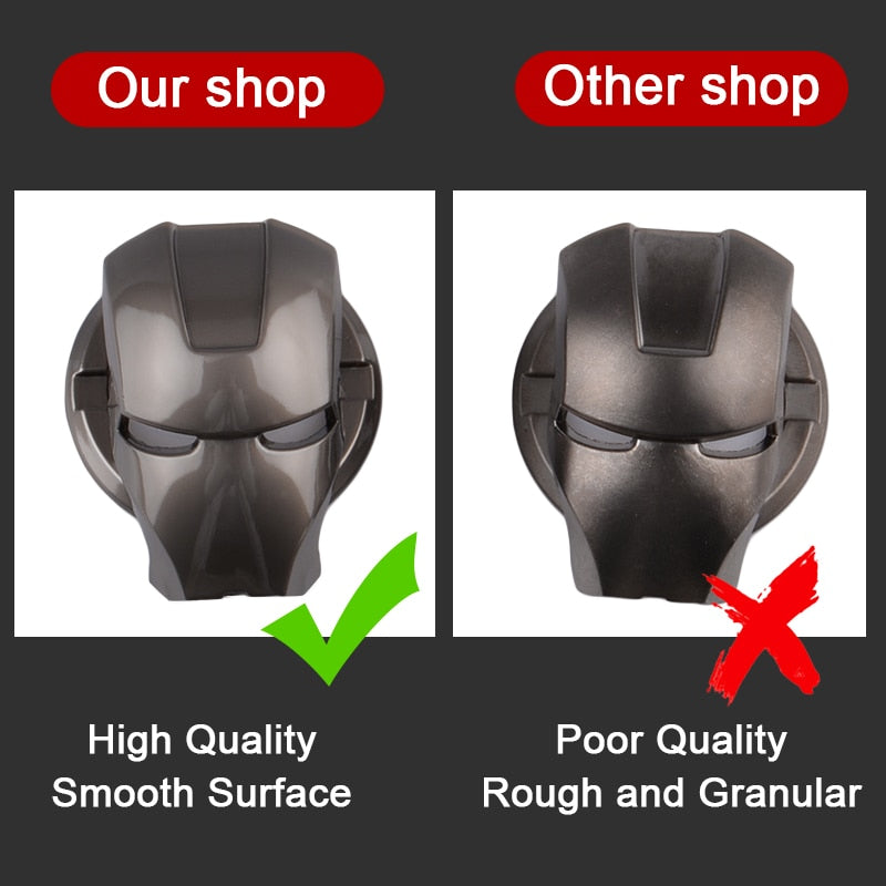Iron Man Car Interior Engine Ignition Start Stop Button Protective Cover Decoration Sticker Car Interior Accessories - Korvel