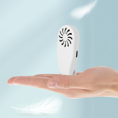 Net Celebrity Fan Mask Fan Mini Portable Children's Mask Anti-Stuffy Instead Of Breathing Valve Usb Charging Smart Fan - Korvel