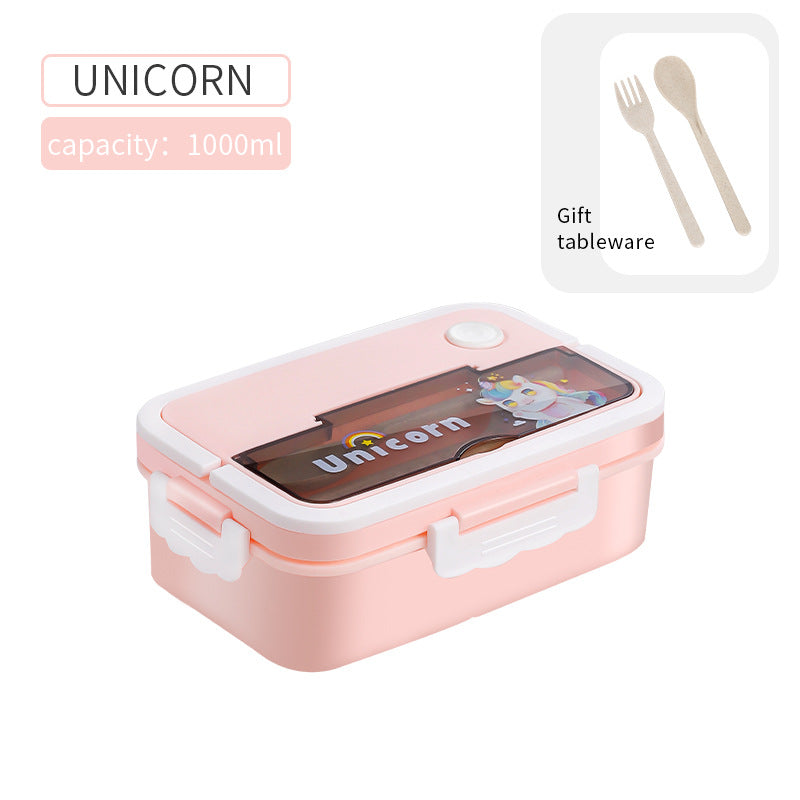 Cartoon fashion leak-proof sealed microwaveable lunch box lunch box lunch box - Korvel