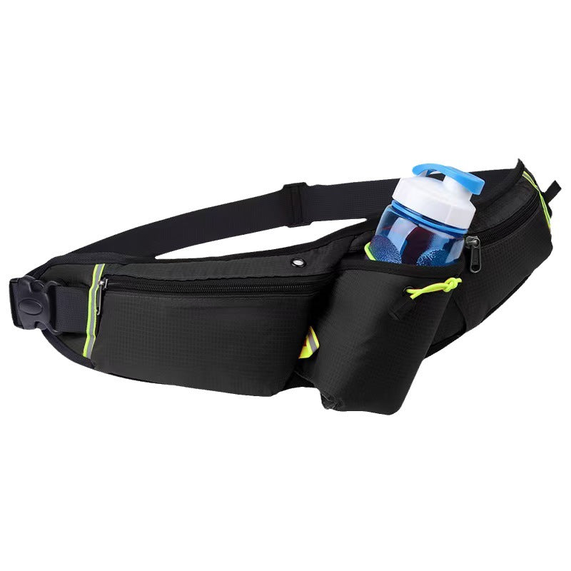 Sports Water Bottle Waist Bag Outdoor Sports Waist Bag Multi functional Fitness Running Mobile Waist Bag Outdoor Invisible Waist Bag - Korvel