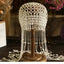 Handmade hollowed out headpiece performance pearl tassel hat - Korvel