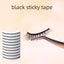 10 Packs of Self-Adhesive Eyelash Strips - Waterproof & Transparent