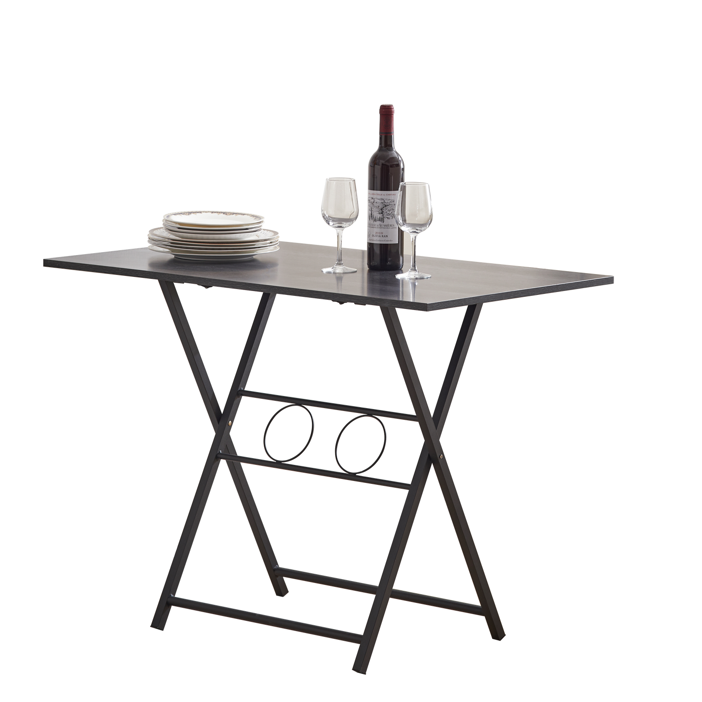 Bureau de bureau pliable compact pour petits espaces
