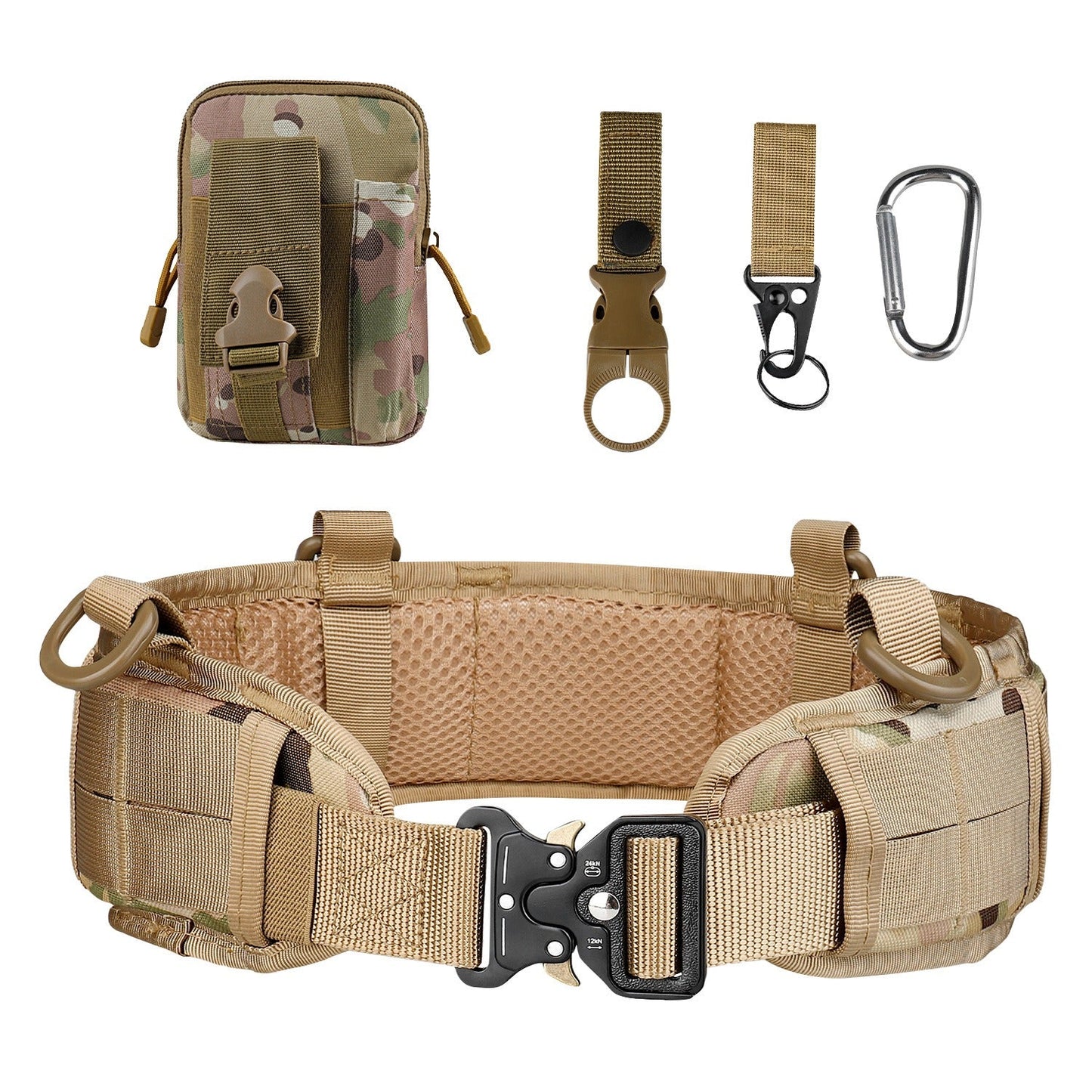 Multi Functional Quick Disassembly Tactical Belt Waist Cover Outdoor Training Cobra Belt Nylon Waist Belt Suit - Korvel