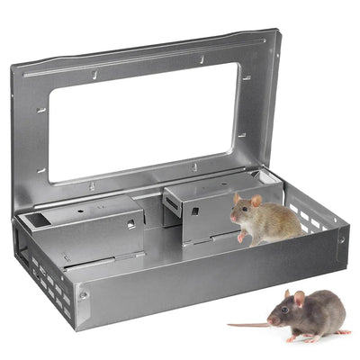 Premium Reusable Rat and Mouse Trap Cage for Effective Pest Control