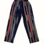 Elegant Striped Pocketed Elastic Waist Pants