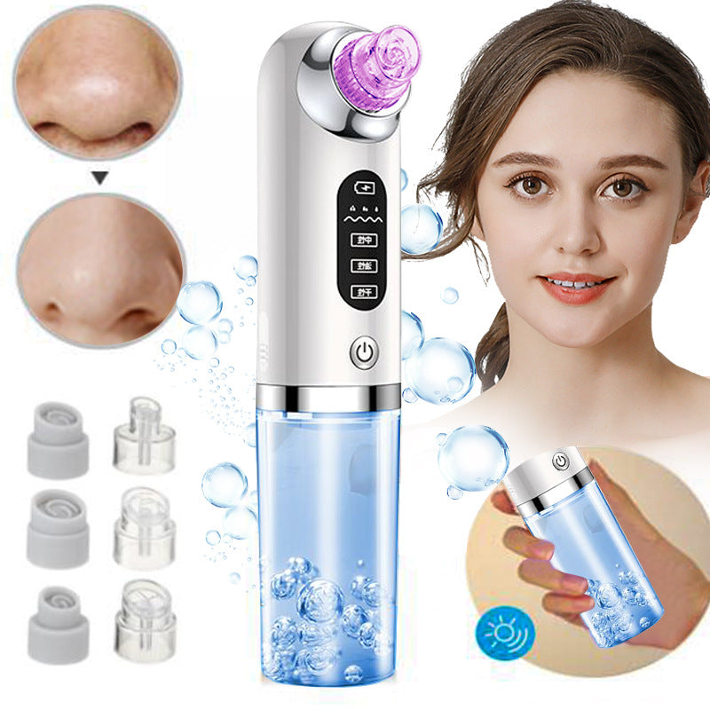 Small Bubble Beauty Instrument Household Pore Cleaning Oxygen Injection Instrument Electric Blackhead Suction Instrument - Korvel