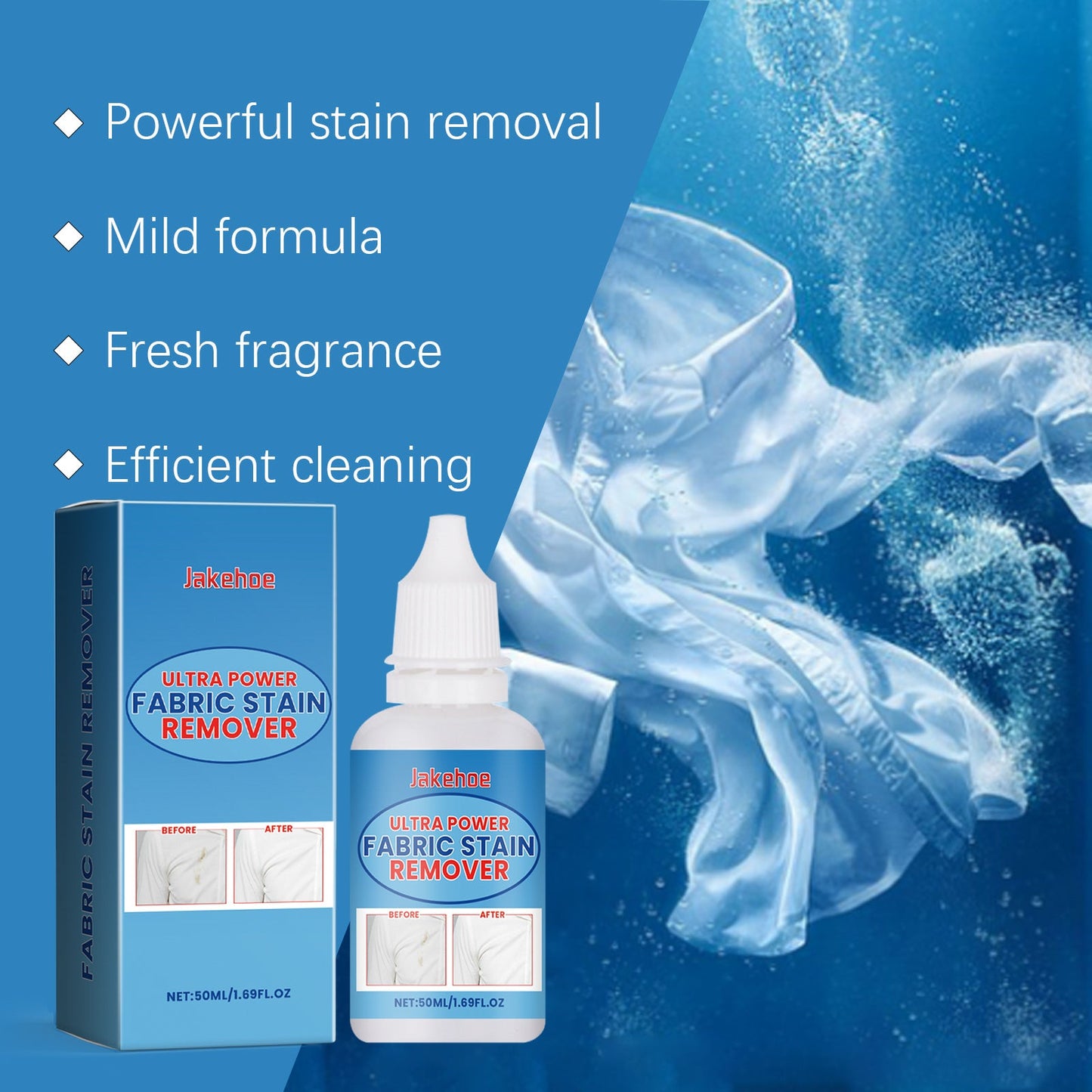All-In-One Fabric Stain Remover Protects Clothing, Cleans Oil Stains And Gently Cleans Stubborn Stains - Korvel