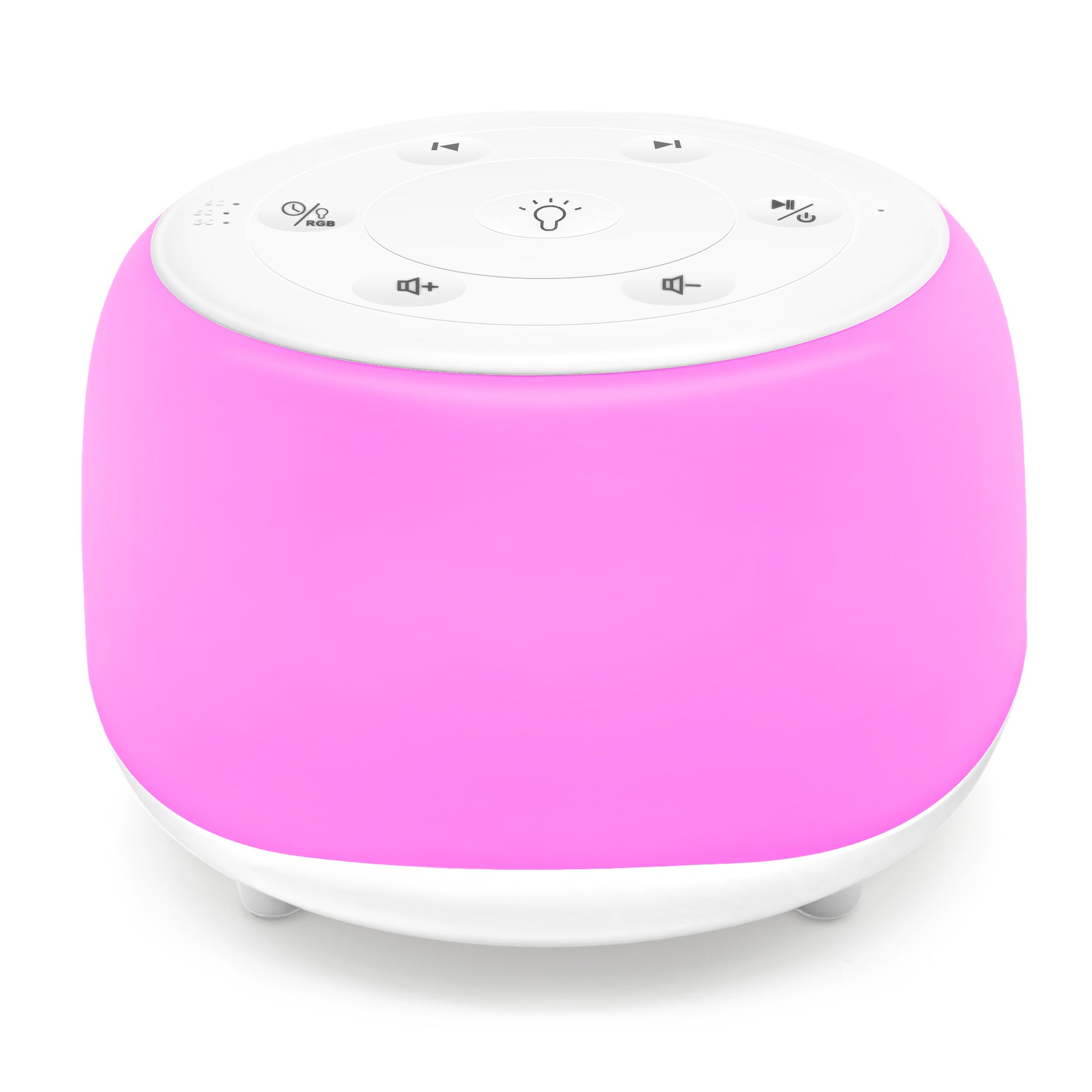 Portable Sound Machine with White Noise, Night Light, and Speaker for Baby's Soothing Sleep and Relaxation - Korvel