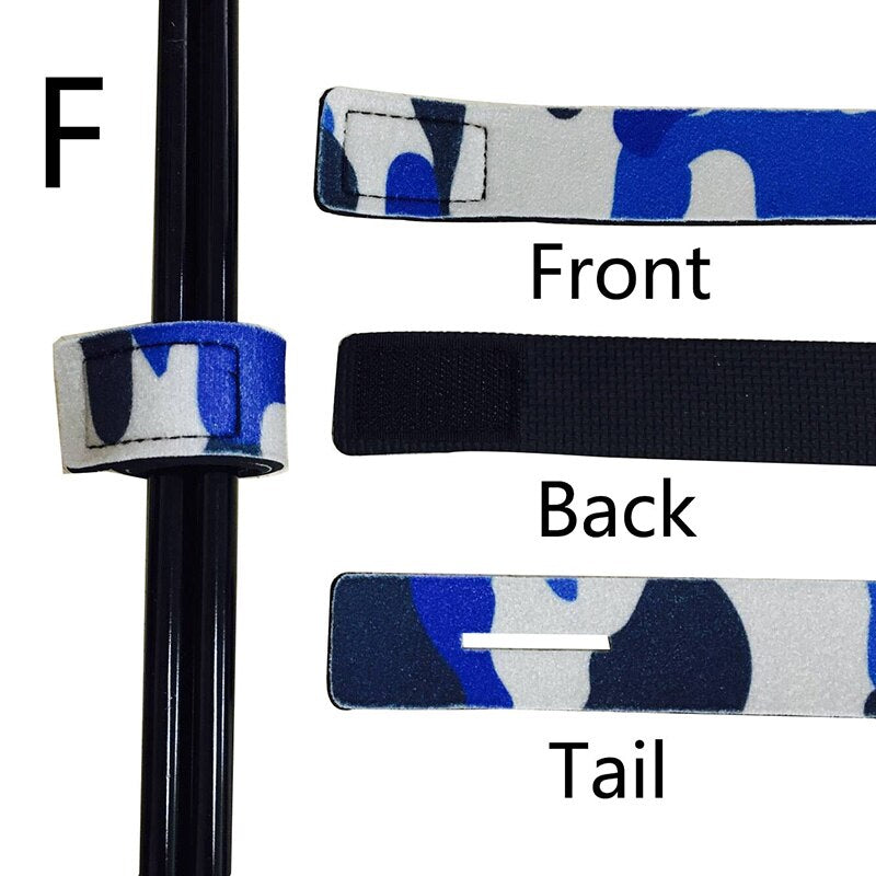 1 Pcs New Fishing Tools Rod Tie Strap Belt Tackle Elastic Wrap Band Pole Holder Accessories Diving Materials Non-slip Firm - Korvel