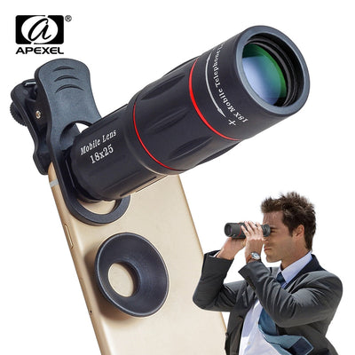 APEXEL 18X Telescope Zoom Mobile Phone Lens