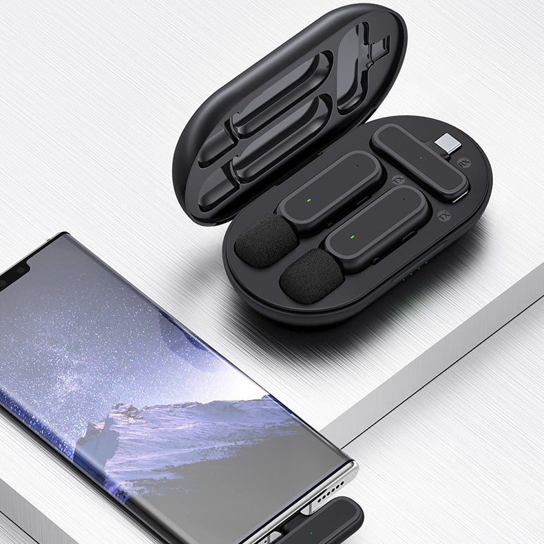 K61 Wireless Lavalier Microphone for Streaming and Broadcast