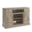 Farmhouse Classic Media TV Stand Antique Entertainment Console for TV up to 50" with Open and Closed Storage Space - Korvel