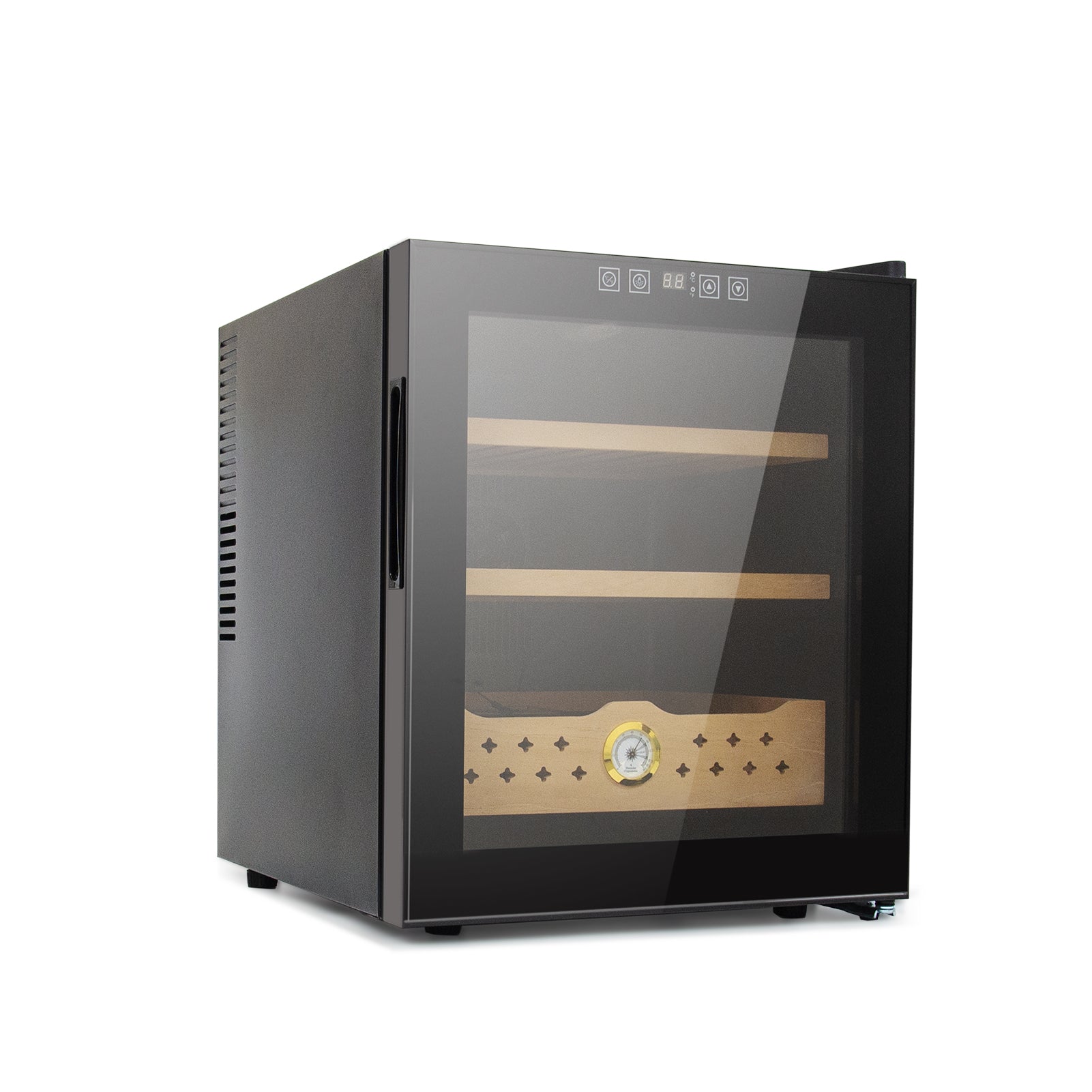 50L Electric Humidor, 300 Counts Capacity Cigar Humidor Humidifiers with Constant Temperature Controller - Korvel