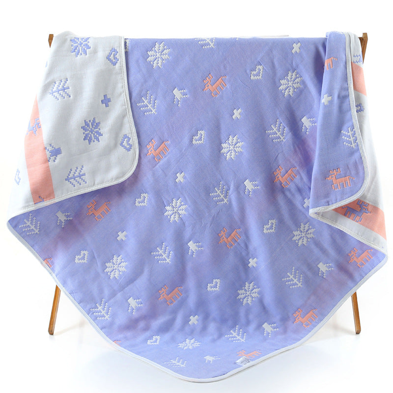 Manta de Recepción Premium 100% Algodón - 110x110cm