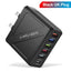 5USB Charger mobile phone charger charging head - Korvel