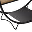 TREXM Rustic Industrial Design Demilune Shape Textured Metal Distressed Wood Console Table (Distressed Brown) - Korvel