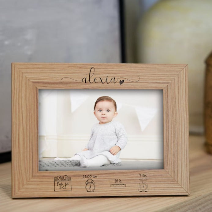 Carving photo frames personalized photo frames holiday gifts anniversary gifts - Korvel
