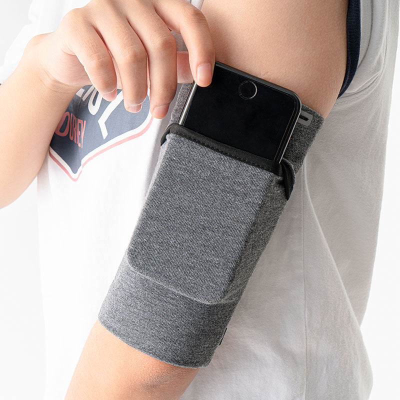 Outdoor men's and women's fitness arm bag, running sports phone bag, universal phone bag - Korvel