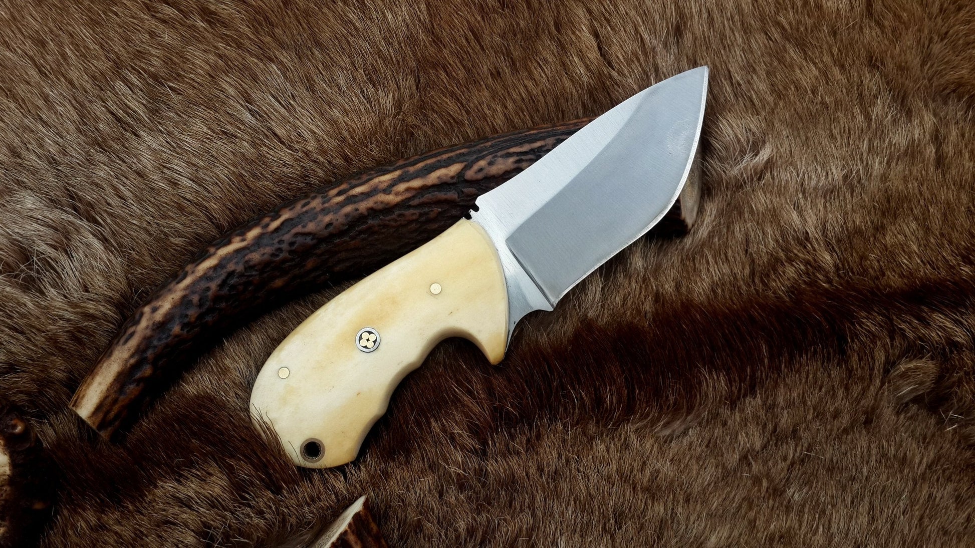 Premium D2 Steel Deer Skinning Knife – 6.5 Inch Compact Design with Bone Grip - Korvel