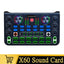 HD X60 Sound Card English Version Professional Audio Mixer for Karaoke Broadcast KTV Singing Live Sound Mixer - Korvel