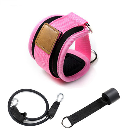 Resistance Bands with Ankle Straps Cuff with Cable for Attachment Booty Butt Thigh Leg Pulley Strap Lifting Fitness Exercise - Korvel