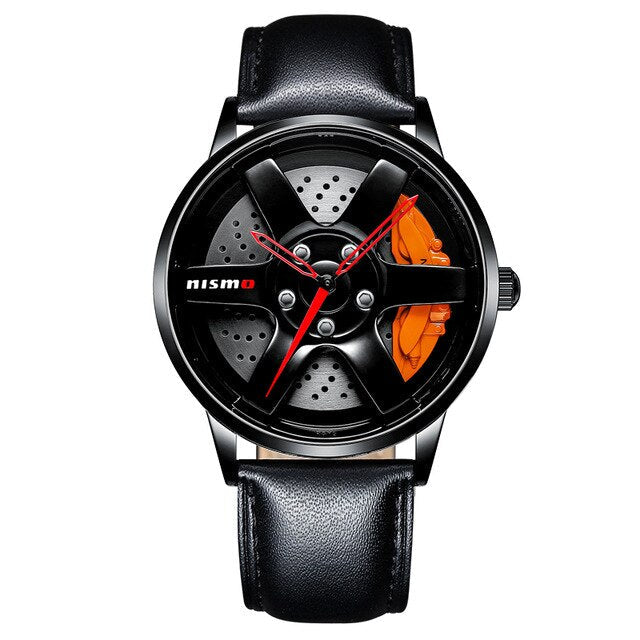 Montre de luxe sportive pour homme NIBOSI Wheel Rim