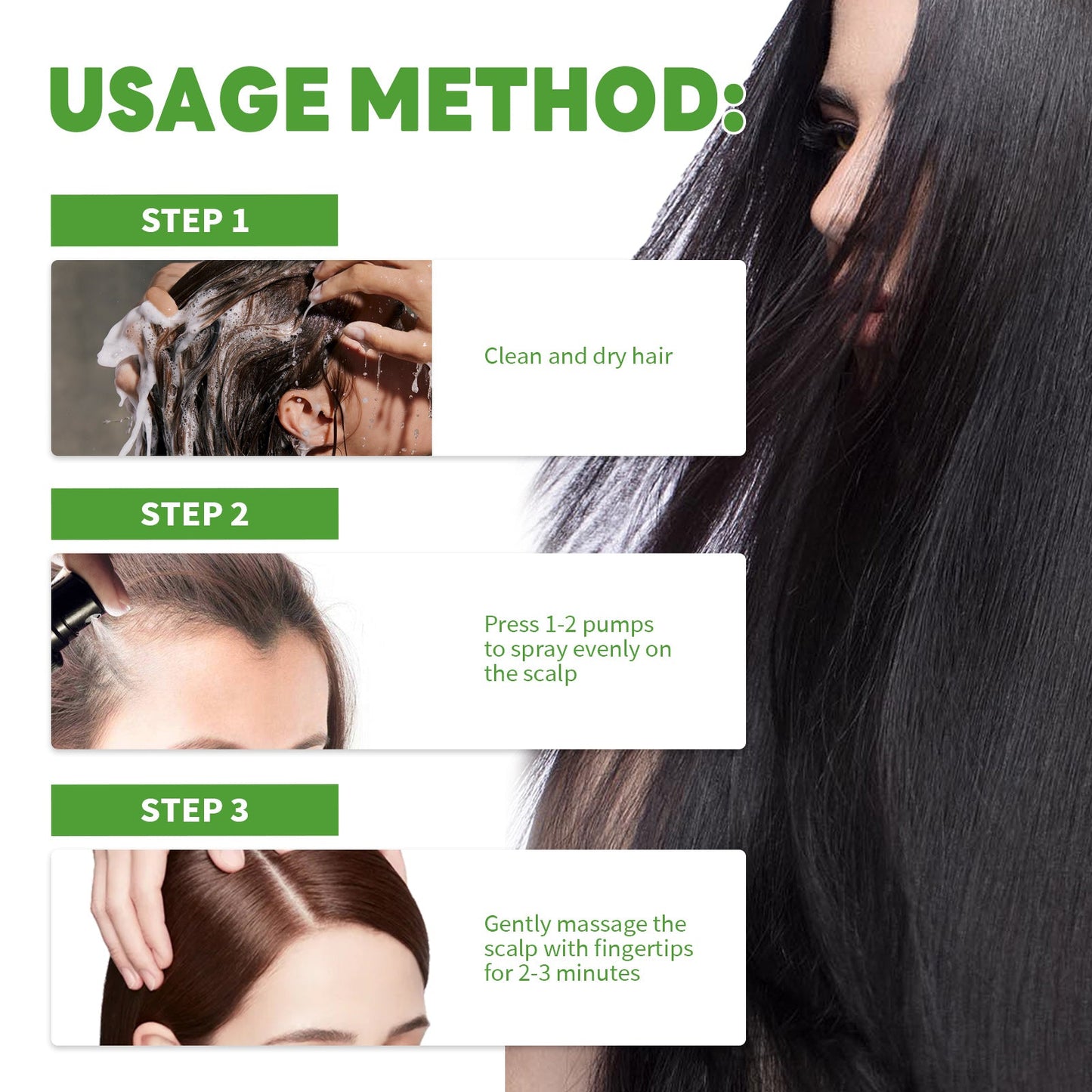 Dense Hair Spray for Thicker, Stronger Hair
