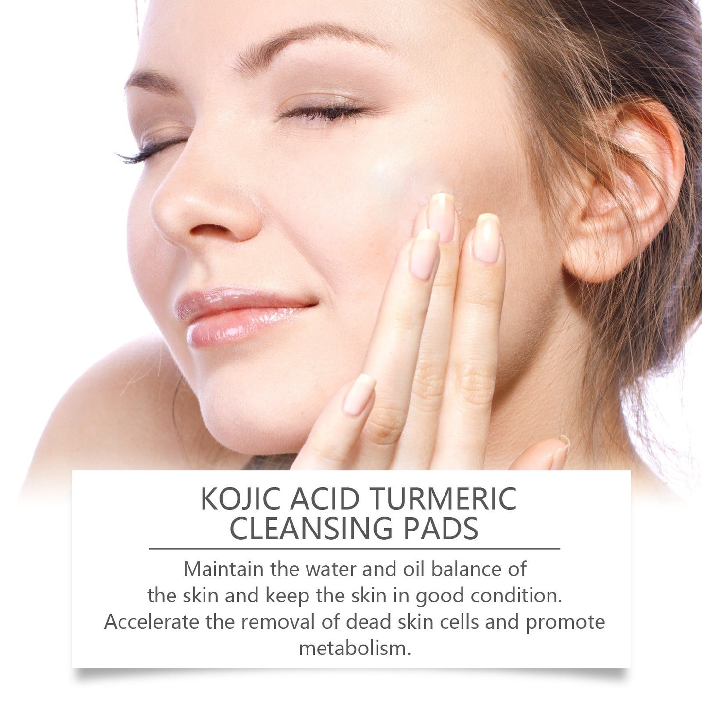EELHOE Turmeric Kojic Acid Cleansing Pads - 40 PCS