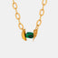 Natural Stone Pendant Titanium Steel Necklace - Korvel