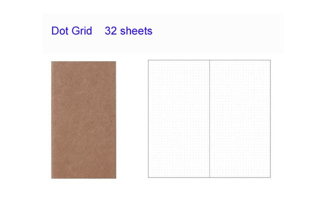 Midori Traveler's Notebook Refill - Blank Dot Grid Paper