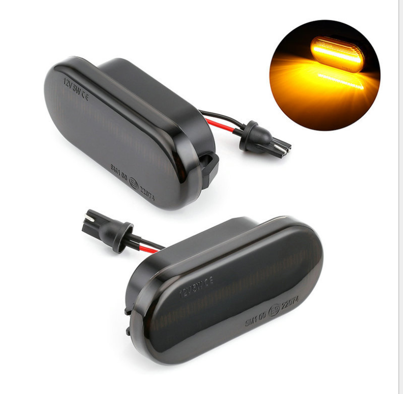 Luces de señal de giro de marcador lateral LED dinámicas para VW y Ford