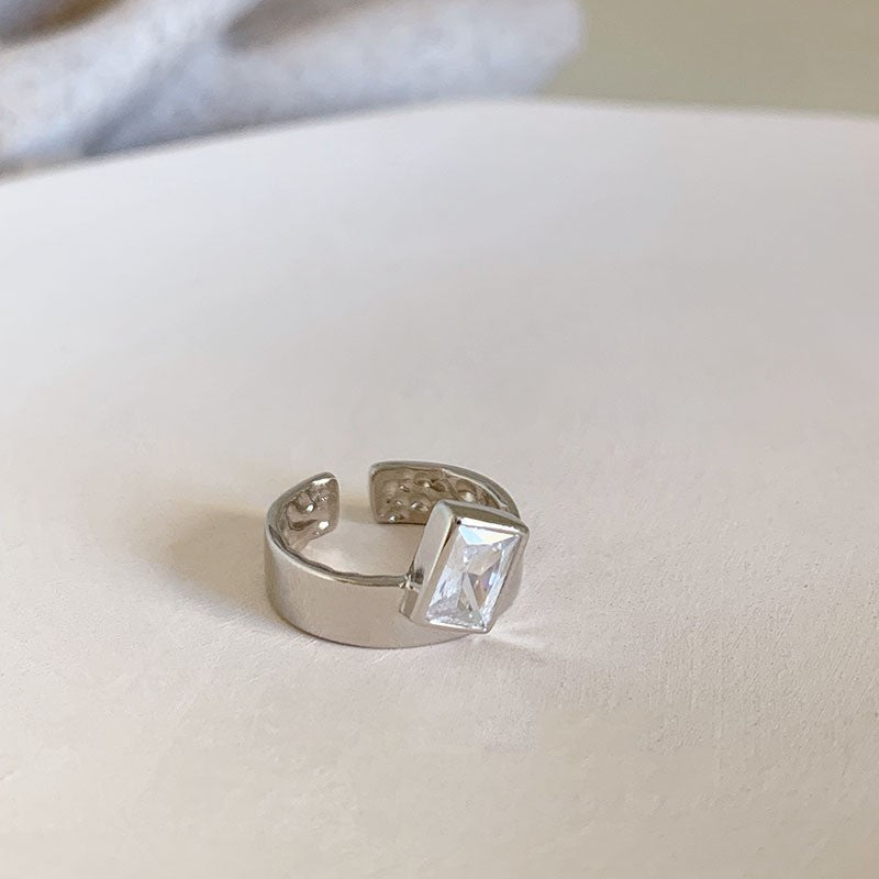 Anillo de Diamante de Circonita de Color Dopamina Love para Mujeres