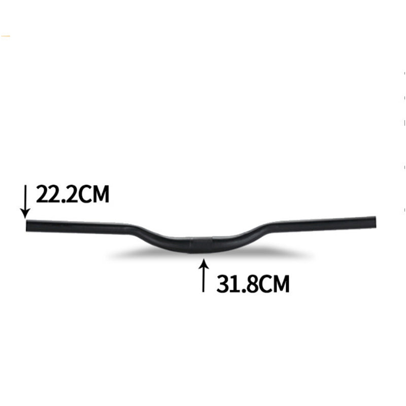 Folding Bike Aluminum Alloy Small Straight Handlebars, also known as Speed Drop Horizontal Handlebars, are essential bicycle acc - Korvel