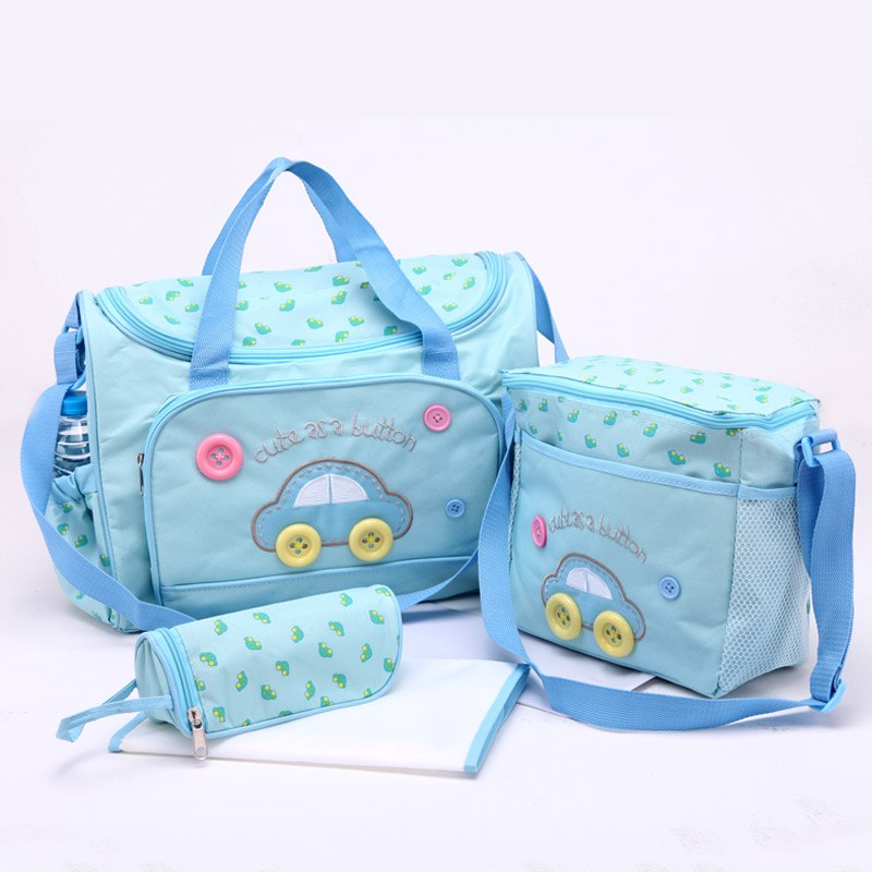 4-Piece Fashion Infant Diaper Bag Set for Moms