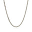 Sterling Silver Rhodium Plated Wheat Chain 2.6mm