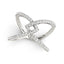 14k White Gold Entwined Design Diamond Engagement Ring