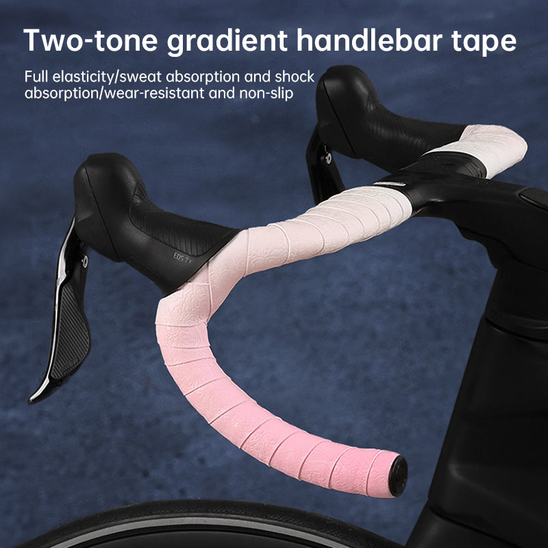Premium Road Bike Handlebar Tape - Gradient Cloud Design
