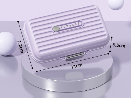 Boîte de Rappel Médical Mini Portable pour Rangement à Domicile