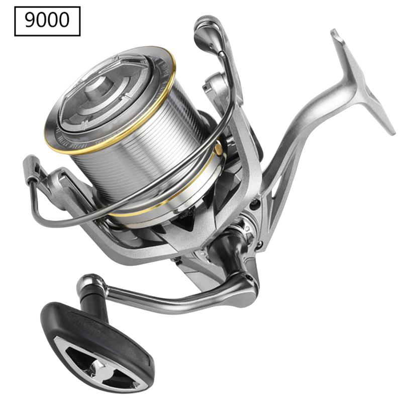 17+1BB 8000-14000 Series Aluminum Alloy Spool Fishing Reel, 4.8:1 Gear Ratio, Durable Long Casting for Baitcasting - Korvel
