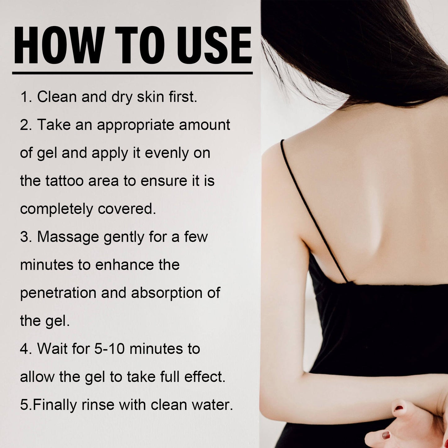 Gel de Cuidado de Tatuajes Premium para Iluminación y Reparación de la Piel