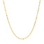 Cadena de cuentas cortadas con diamante de oro amarillo de 14k - 1.0mm