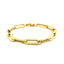 Bracelet en chaîne en papier clip extra large en or jaune 14K
