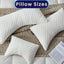 Shredded Memory Foam Bed Pillows for Sleeping, with Washable Removable Bamboo Cooling Sleep Pillow for Back and Side Sleeper - Korvel