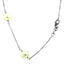 Collier élégant en or blanc 14 carats avec perles blanches